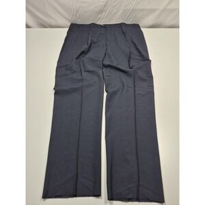 John Alexander Dress Pants Mens 48x37 Blue Wool Pleated Straight Unhemmed NWOT